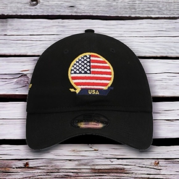 USMNT New Era Gold Cup Team 9TWENTY USA Adjustable Hat - Black OSFM‎ NWT - Picture 5 of 5